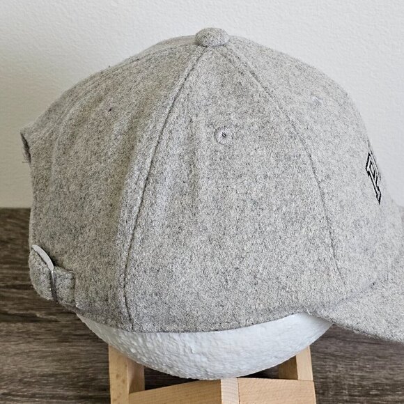 Victoria's Secret PINK  Wool Polyester Grey Hat Cap Adjustable Embroidered Logo - Picture 7 of 16